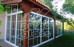 Cerramientos de Cristal de jardin