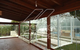 porches de madera cerramiento
